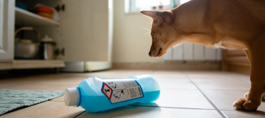 Danger à la maison : l'erreur n°1 que tous les propriétaires d'animaux font avec leurs produits ménagers